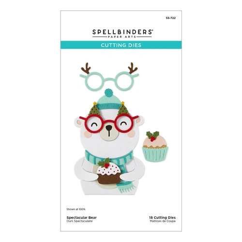 Spellbinders Spectacular Bear Etched Dies from the Spectacular Christmas Collection