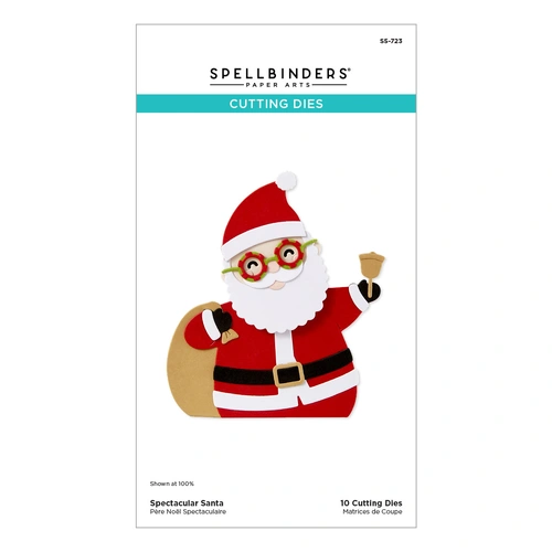 Spellbinders Spectacular Santa Etched Dies from the Spectacular Christmas Collection