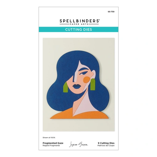 Spellbinders Fragmented Gaze Etched Dies from the All My Senses by Jaycee Gaspar