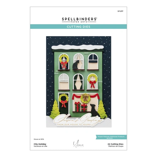 Spellbinders City Holiday Etched Dies from the City Holiday Collection by Yana Smakula