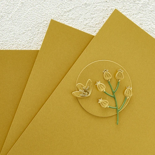 Spellbinders 8.5x11" Cardstock - Brushed Gold