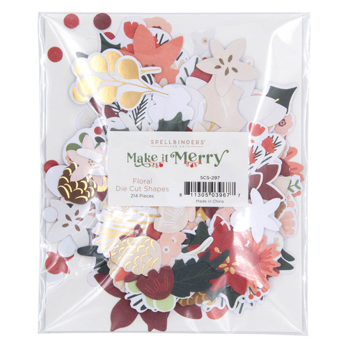 Spellbinders Make It Merry Floral Die Cuts