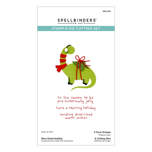 Spellbinders Dino-Sized Holiday Etched Dies