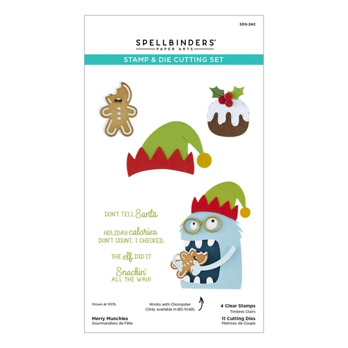 Spellbinders Merry Munchies Stamp & Die Set from the Snack Goals Collection