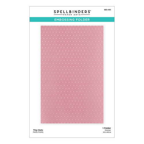 Spellbinders Tiny Dots Embossing Folder