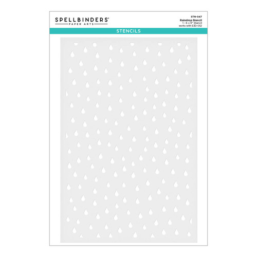 Spellbinders Raindrop Stencil
