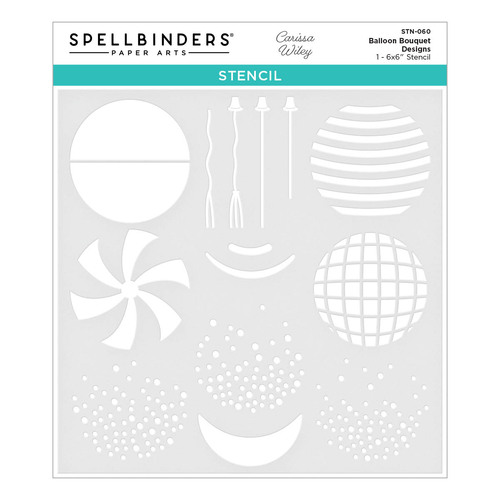 Spellbinders Balloon Bouquet Designs Stencil