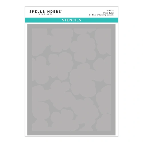 Spellbinders Petal Burst Layered Stencil from the Poppy Song Collection