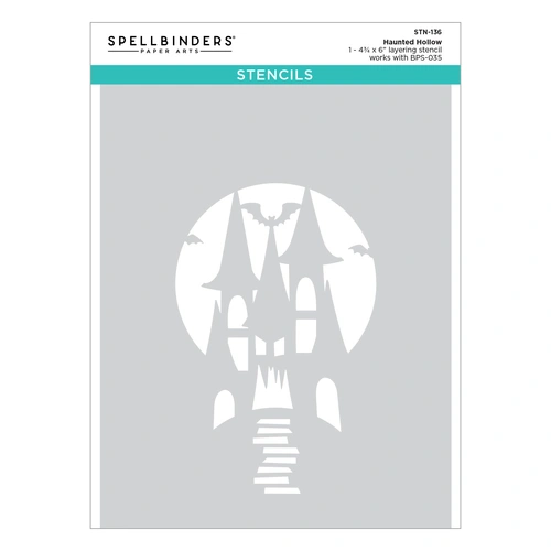 Spellbinders Haunted Hollow Stencil - BetterPress Society August 2026 Add-On