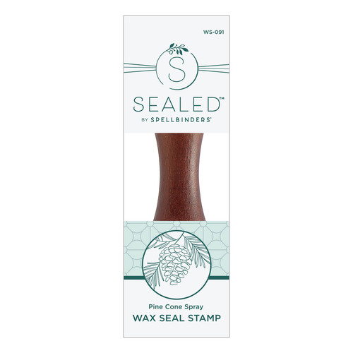 Spellbinders Pine Cone Spray Wax Seal Stamp