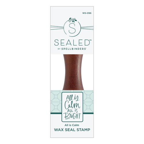Spellbinders All Is Calm Wax Seal Stamp