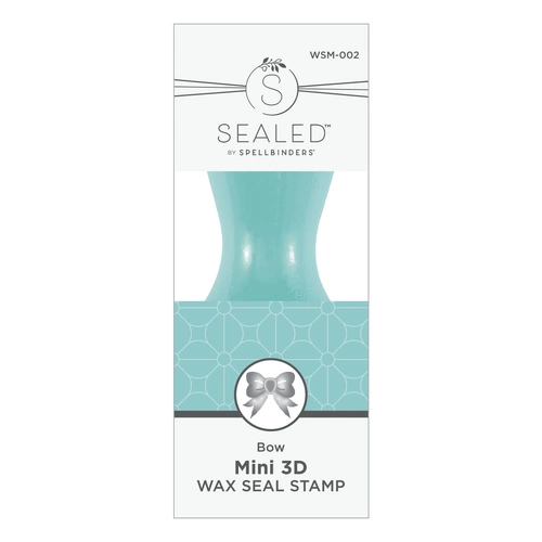 Spellbinders Bow Mini 3D Wax Seal from the Mini Wax Seals Collection