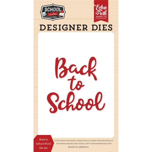 Echo Park School Rules Die Back to School