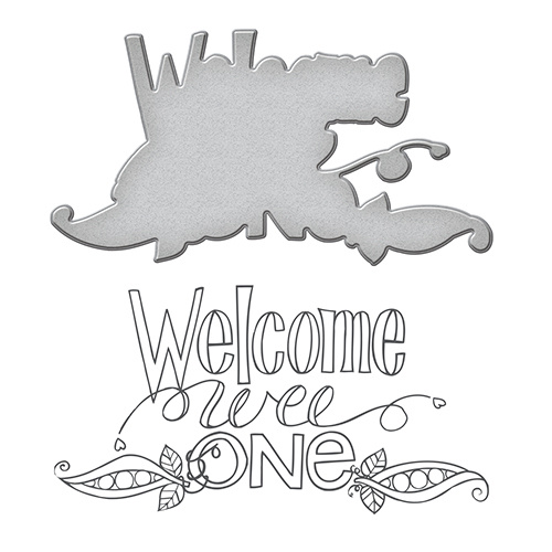 Spellbinders Stamp & Die Set Welcome Wee One by Tammy Tutterow