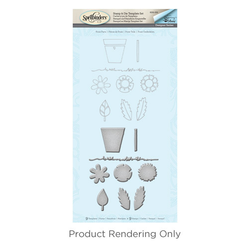 Spellbinders Stamp & Die Set Posie Parts 