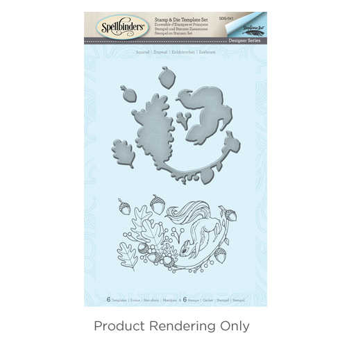 Spellbinders Stamp & Die Set Squirrel 