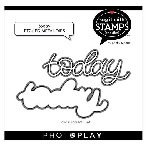 PhotoPlay Paper Say It With Stamps Die Today