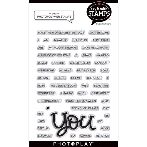 PhotoPlay Paper Say It With Stamps Stamp You