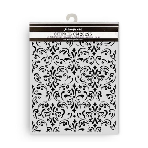 Stamperia Gardens of Time - Wallpaper Stencil