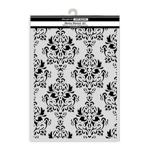 Stamperia Gardens of Time - Tapestry A3 Stencil