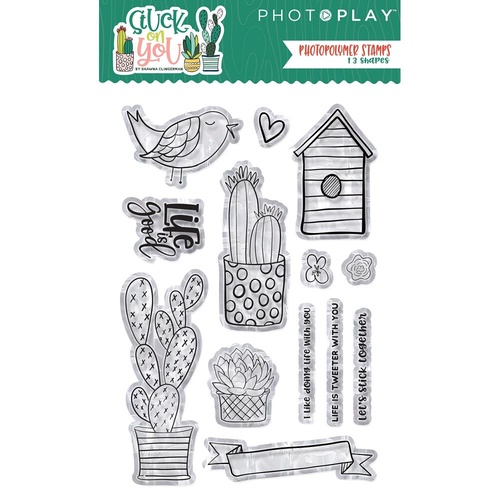 PhotoPlay Paper Stuck on You Photopolymer Stamp