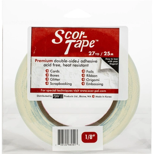 Scor-Pal Scor-Tape - 1/8" x 27yd