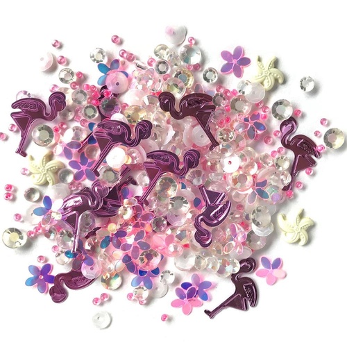 Sparkletz Embellishment Pack Pink Flamingo