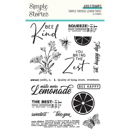Simple Stories Simple Vintage Lemon Twist Stamps