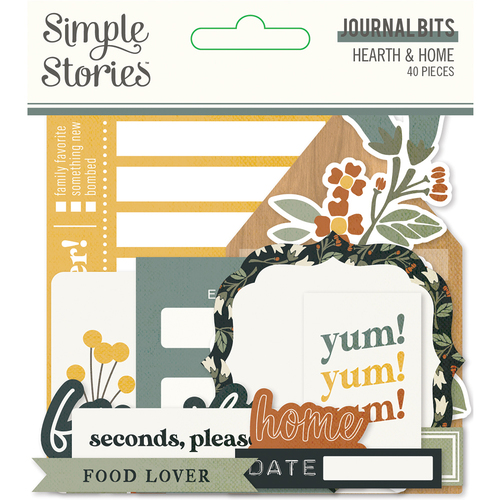 Simple Stories Hearth & Home Journal Bits & Pieces Die-Cuts