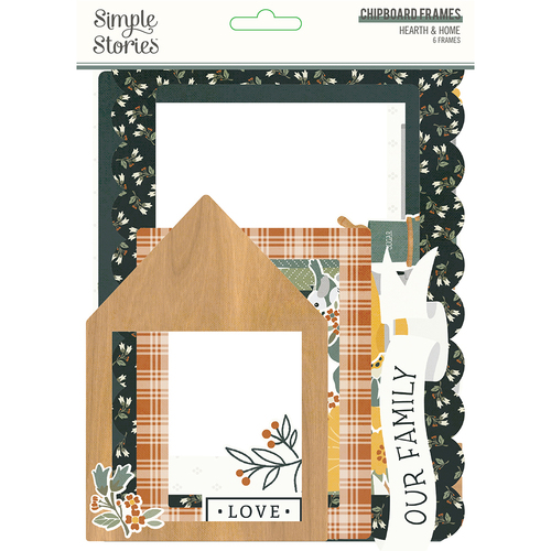 Simple Stories Hearth & Home Chipboard Frames
