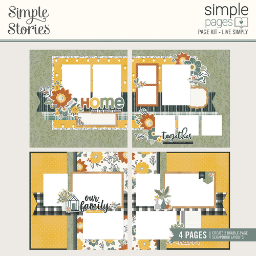 Simple Stories Hearth & Home Live Simply Page Kit
