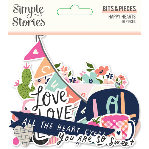 Simple Stories Happy Hearts Bits & Pieces Die-Cuts