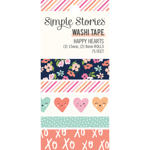 Simple Stories Happy Hearts Washi Tape