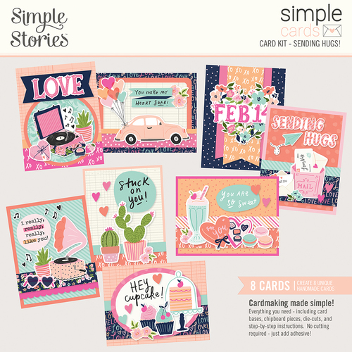 Simple Stories Happy Hearts Sending Hugs! Card Kit