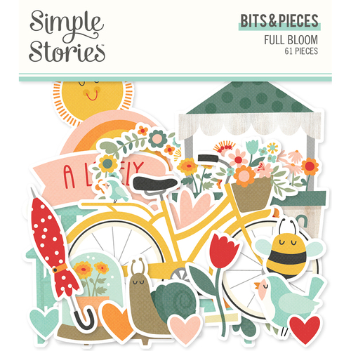 Simple Stories Full Bloom Bits & Pieces Die-Cuts