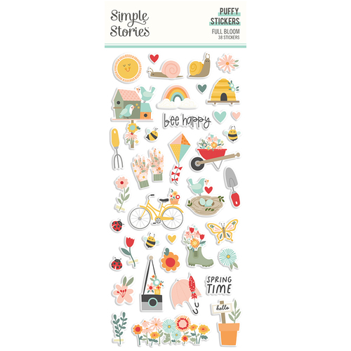 Simple Stories Full Bloom Puffy Stickers