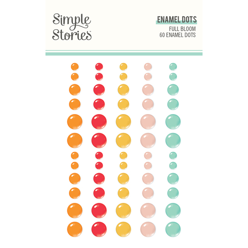 Simple Stories Full Bloom Adhesive Enamel Dots