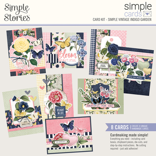 Simple Stories Simple Vintage Indigo Garden Card Kit