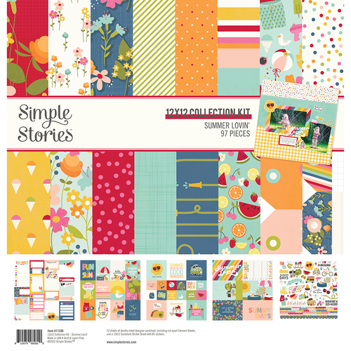 Simple Stories Summer Lovin' 12" Collection Kit