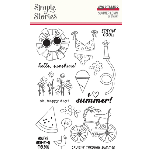 Simple Stories Summer Lovin' Stamp