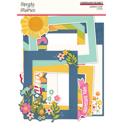 Simple Stories Summer Lovin' Chipboard Frames
