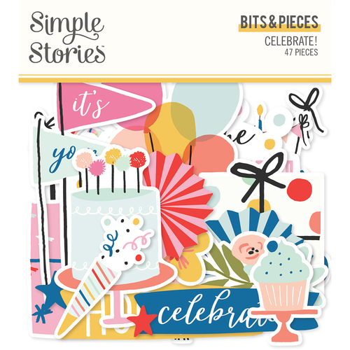 Simple Stories Celebrate! Bits & Pieces Die-Cuts 