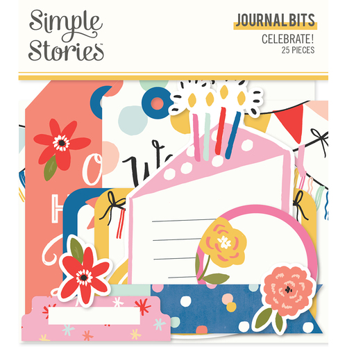 Simple Stories Celebrate! Journal Bits & Pieces Die-Cuts