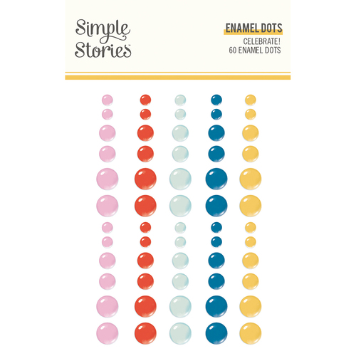 Simple Stories Celebrate! Adhesive Enamel Dots