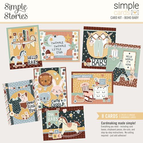 Simple Stories Boho Baby Card Kit