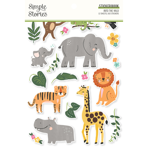 Simple Stories Into the Wild Sticker Book