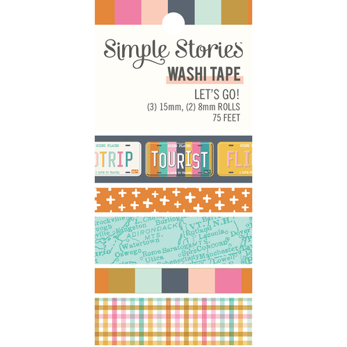 Simple Stories Let's Go Washi Tape