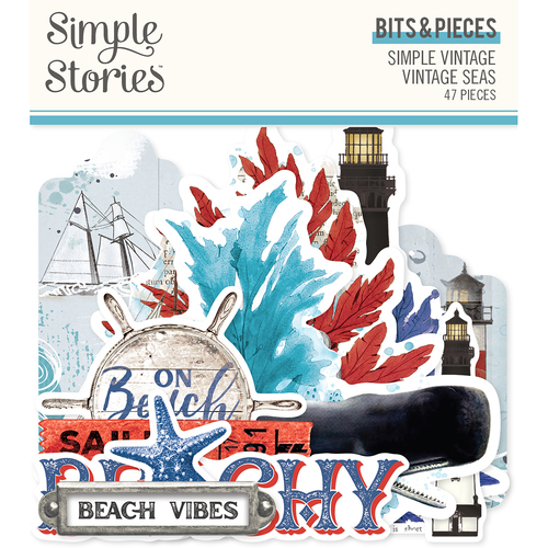 Simple Stories Simple Vintage Vintage Seas Bits & Pieces