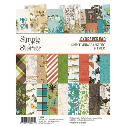 Simple Stories Simple Vintage Lakeside 6x8 Pad