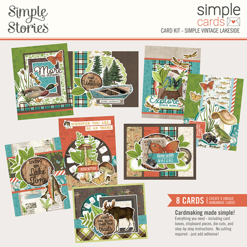 Simple Stories Simple Vintage Lakeside Simple Cards Card Kit